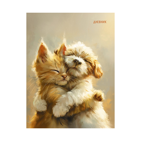 Дневник 1-11 кл. тв.обл."Милые друзья" глянец Аппл