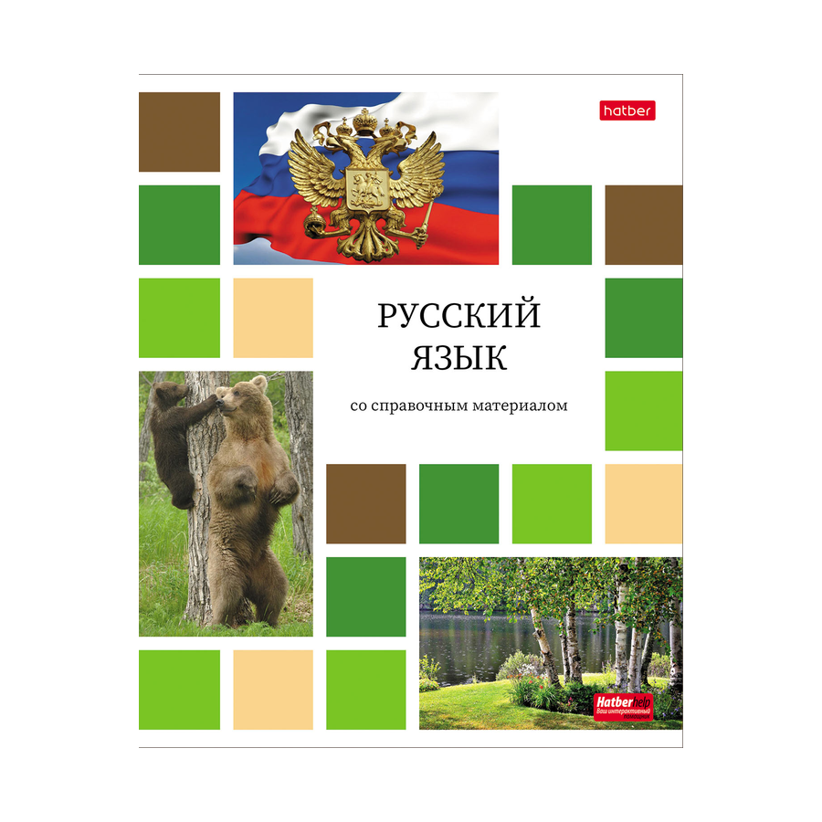 Тетрадь предмет. 48л "Цвет.Мозаика" РУССКИЙ Язык л