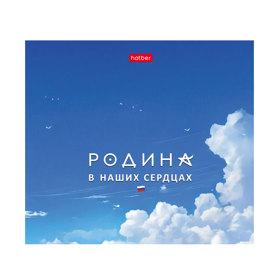 Тетрадь 48л кл. "Я люблю Россию"с гимном 65гр скру